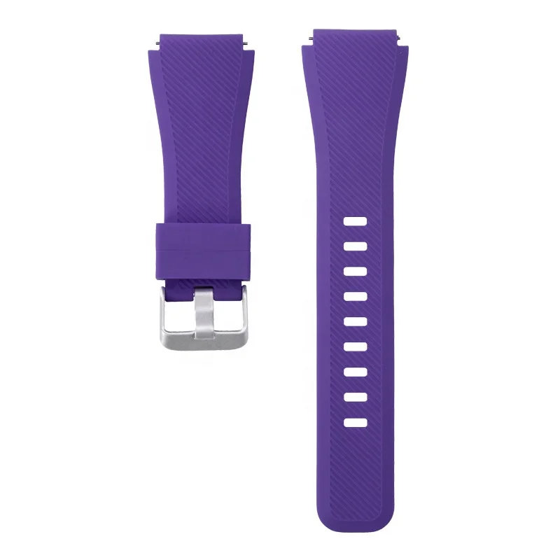 Solid color Silicone Sports Replacement watchband for Samsung Galaxy Watch 4 Active2 20/22mm
