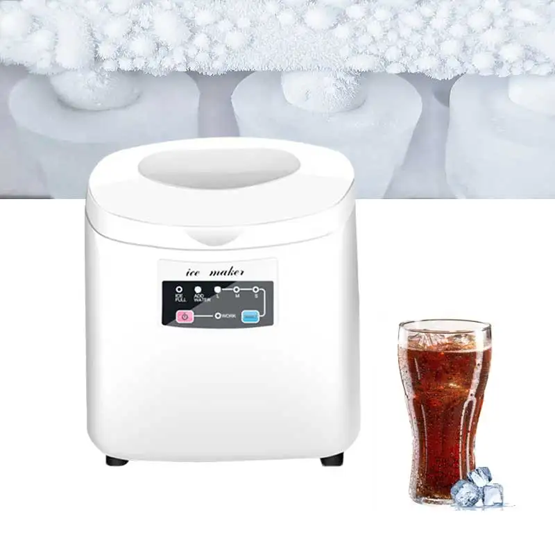 Ice Maker Machine 2.8L Commercial Household Cube Ice MachinePortable Ice  Maker  Bullet Cylindrical Ice Cube