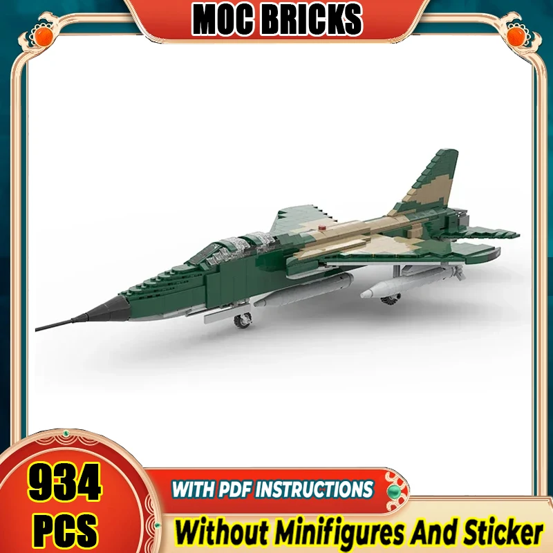 

Moc Building Bricks Military Model F-105G Wild Weasel Fighter Technology Modular Blocks Gifts Christmas Toys DIY Sets Assembly