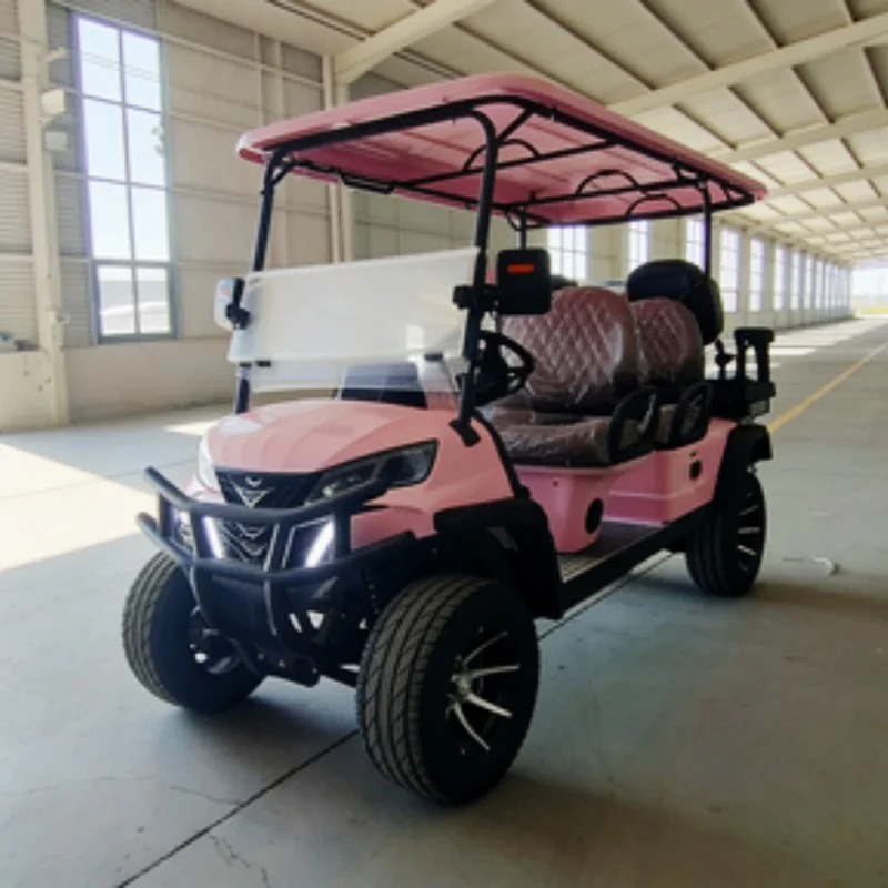 Best Selling 4+2 6 Seater Golf Scooter Off Road Electric Golf Cart Buggy 10 Inch Screen Club Car For TranSporTing Tourists