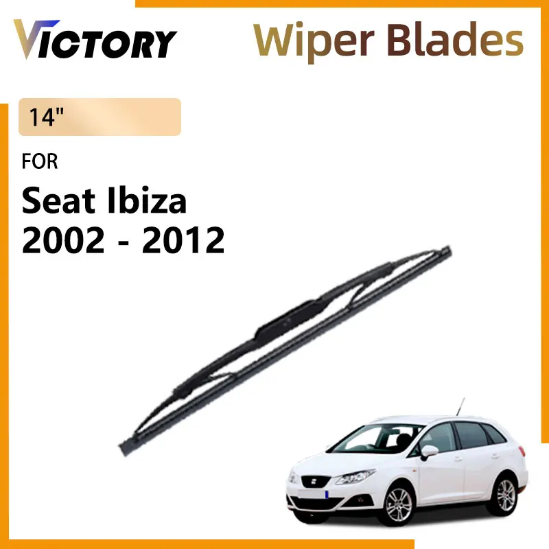 

14" Rear Wiper Blade For Seat Ibiza 6L 6J Mk3 Mk4 2002 - 2012 2011 2010 2008 2007 2006 2005 2004 2003 Accessories Window Brushes