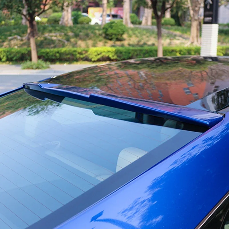 For Honda Civic Roof Spoiler ABS Material Car Rear Wing Primer Color Rear Spoiler For Honda Civic Roof Spoiler 2016