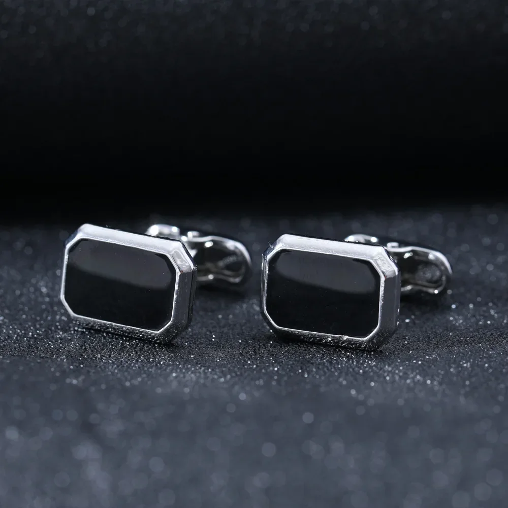 

2024 New Square Men's Cufflinks Popular Alloy Oil Drip Suit Shirt Cufflinks Simple Fashion Jewelry Party Father's Day Gifts Hot