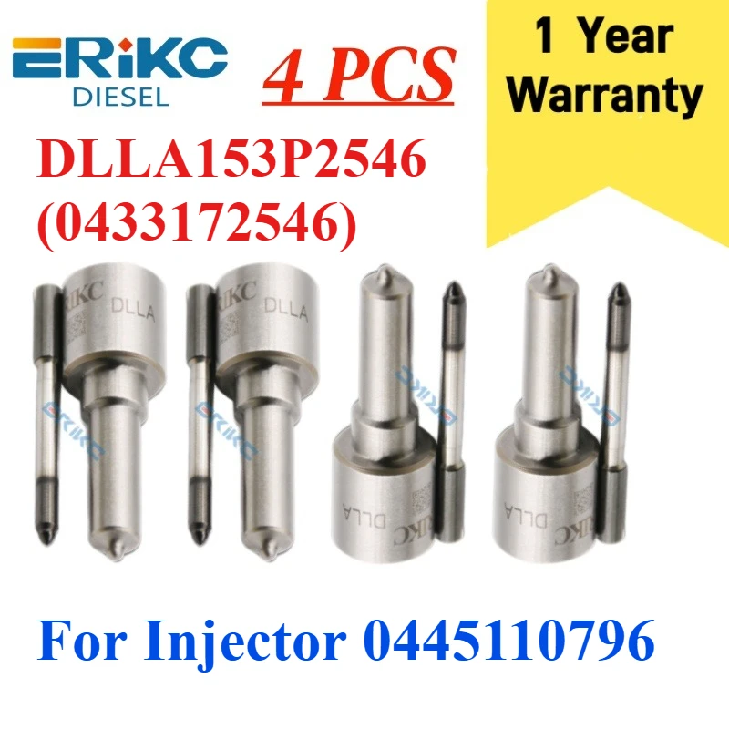 ERIKC DLLA 153 P 2546 (0433172546) Oil Dispensing Gun DLLA 153 P2546 Fuel Injector Nozzle for Injector 0 445 110 796