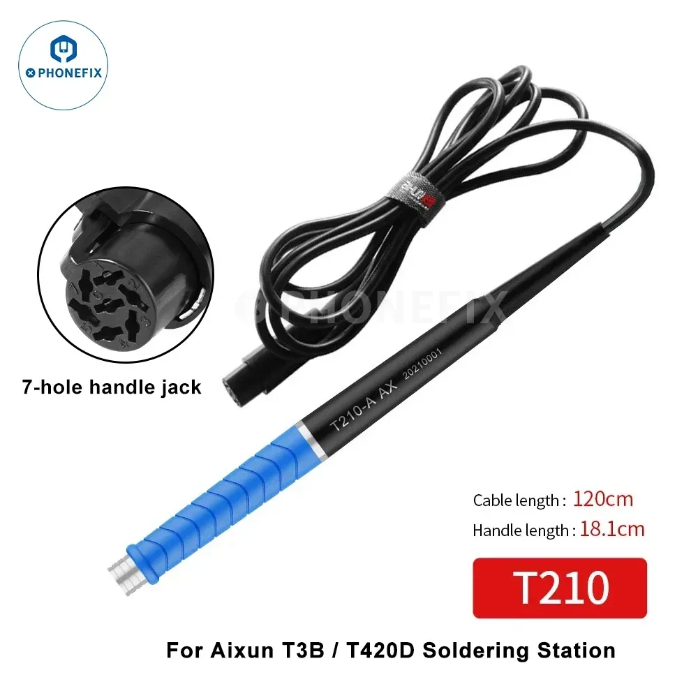 AIXUN T420D Dual-Station Intelligent Soldering Station C115 C245 C210 Handle Welding Tips Solder Iron Stand for Phone SMD Repair