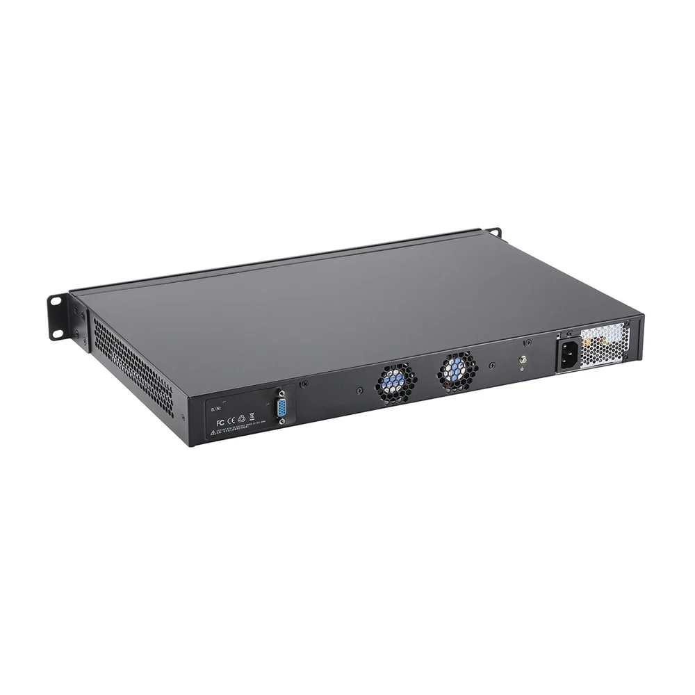 HUNSN Firewall,19 Inch 1U Rackmount,VPN,Microtik,Intel Core I3/I5/I7,PFSense,OPNsense,RS16,Netwerkapparaat,6LAN,2SFP+,Bypass