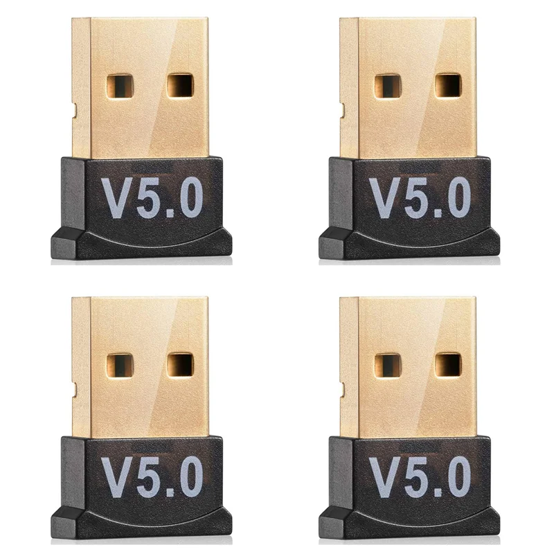 B04B-4X Adattatore USB Bluetooth 5.0 per PC Win10/8.1/8/7/Ricevitore/trasmettitore dongle Bluetooth per supporto per collegare le cuffie