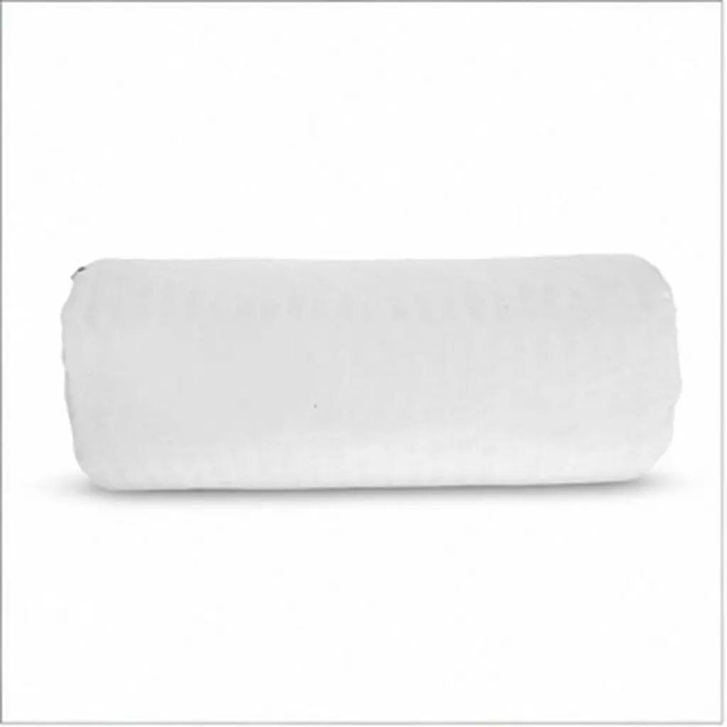 Round Cylinder Pillowcase Cover Zipper Bolster Cushion Protector Soft Neck Leg Body Support 20x7.9in Sofa Neck Pillowcase Inner