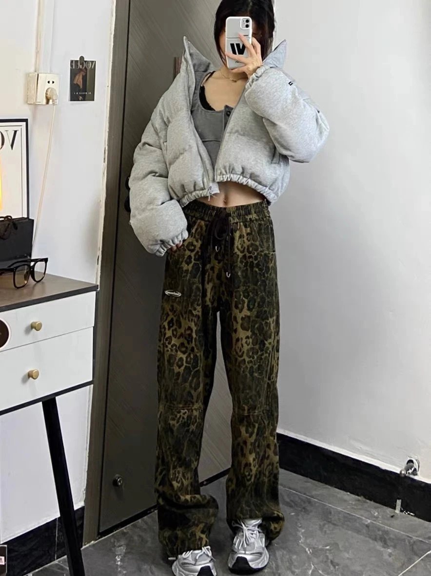 

Trendy Camouflage Pants Straight Leg Street Dance Hip Hop Casual Trousers for Men And Women Spring Autumn New Sle Workwear