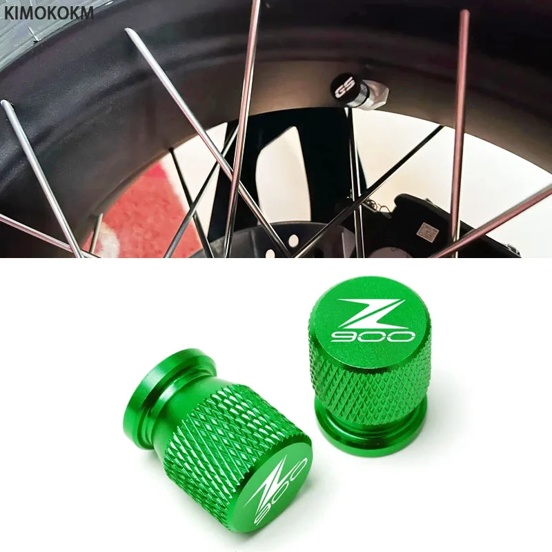 2Pcs moto CNC accessori in alluminio valvola per pneumatici porta aria tappi di copertura dello stelo Z900 per Kawasaki Z 900 2017 2018 2019 2020