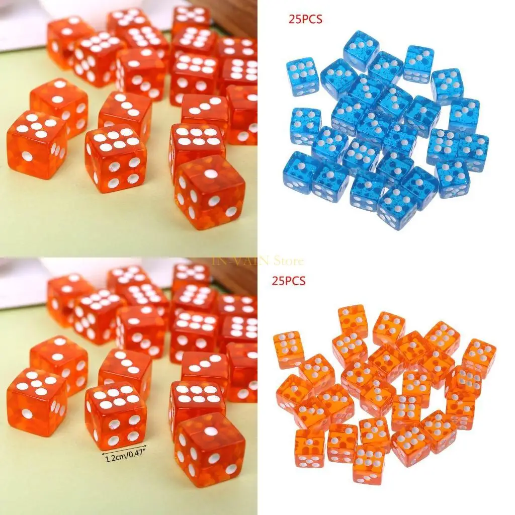 

M5TC 25 PCS/SET NEW PARTION GAME 12 квадратных прозрачных кубиков Красочный клуб для PLA