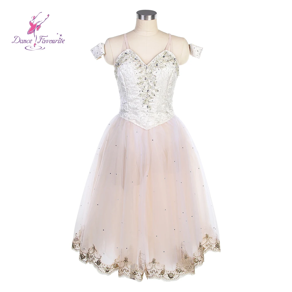 Dance Favourite Ballet Tutus B22324 Ivory Long Romantic Ballet Tutu Women & Girl Ballet Tutu Coppélia Tutus