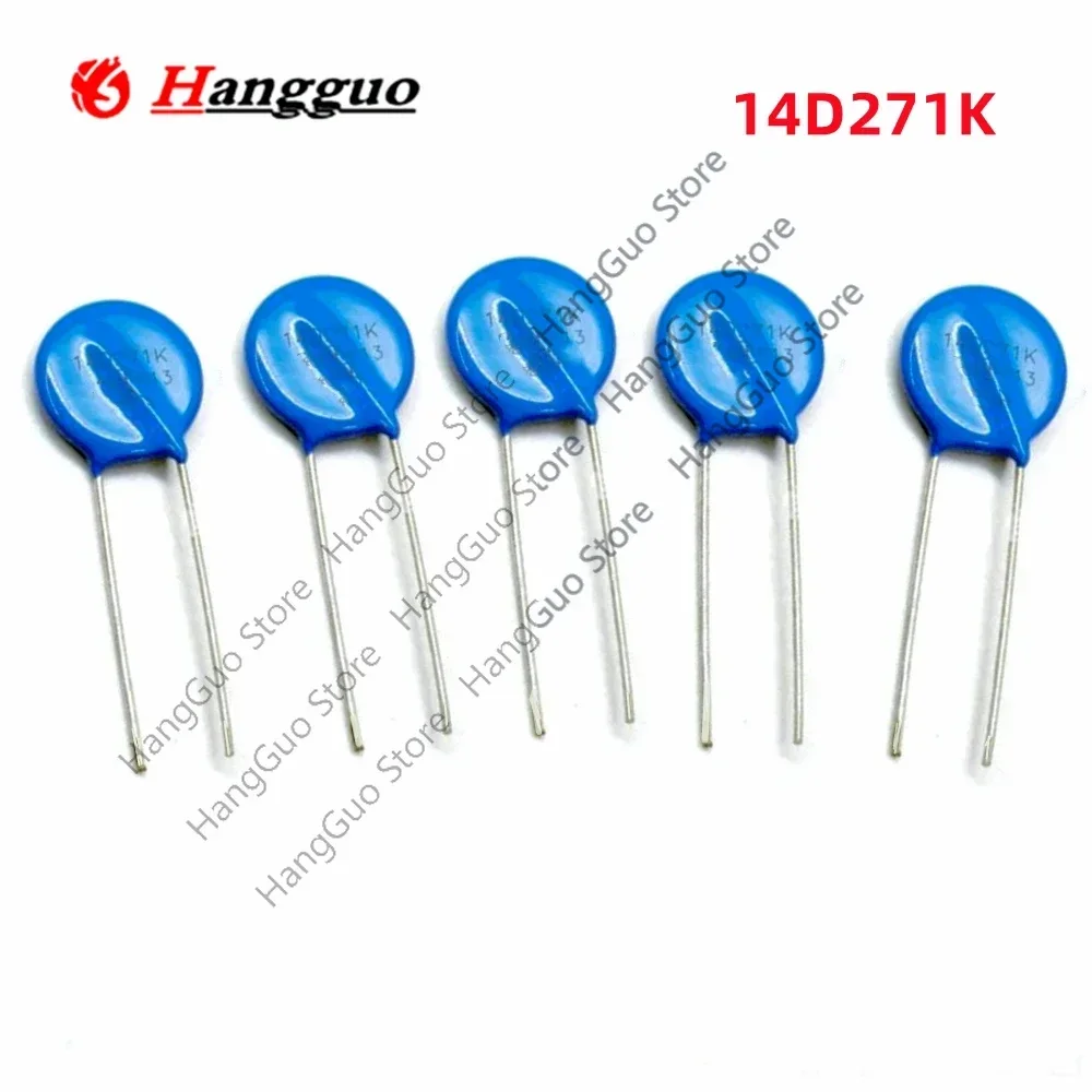 100pcs/Lot In-line varistor 14D271K 14D271 14K271 270V voltage dependent resistor