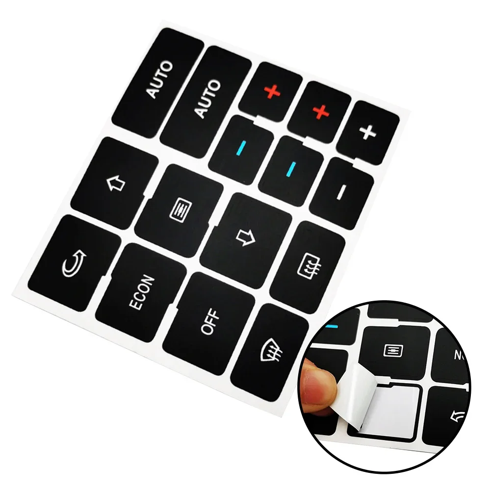 For Car Interior Interior Repair Sticker Button Repair Decal Car Repair Light Penetration Reduction Manual Measurement Deviation