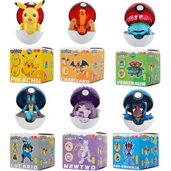 포켓몬 그림 Pokeball 상자 원래 피카추 변형 장난감 애니메이션 그림 Charizard 포켓 몬스터 모델 어린이 생일 선물