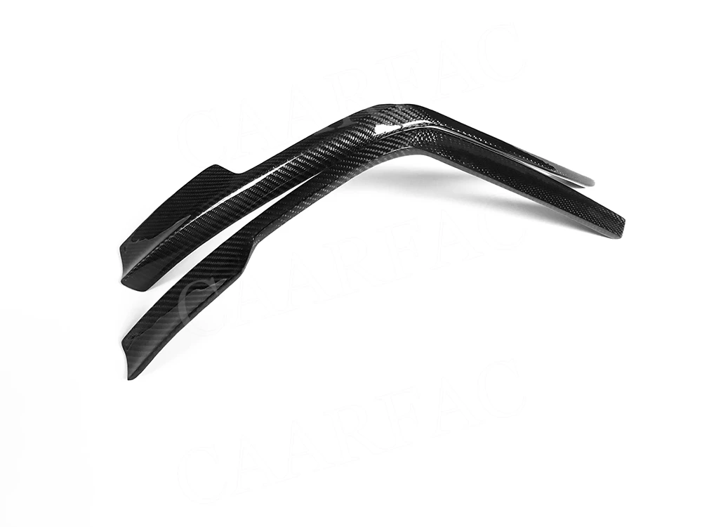 Carbon Fiber Car Front Bumper Air Vent Canards Spoiler Splitter Winglet for Toyota SUPRA A90 A91 MK5 J29 2020-2025 FRP - view 5