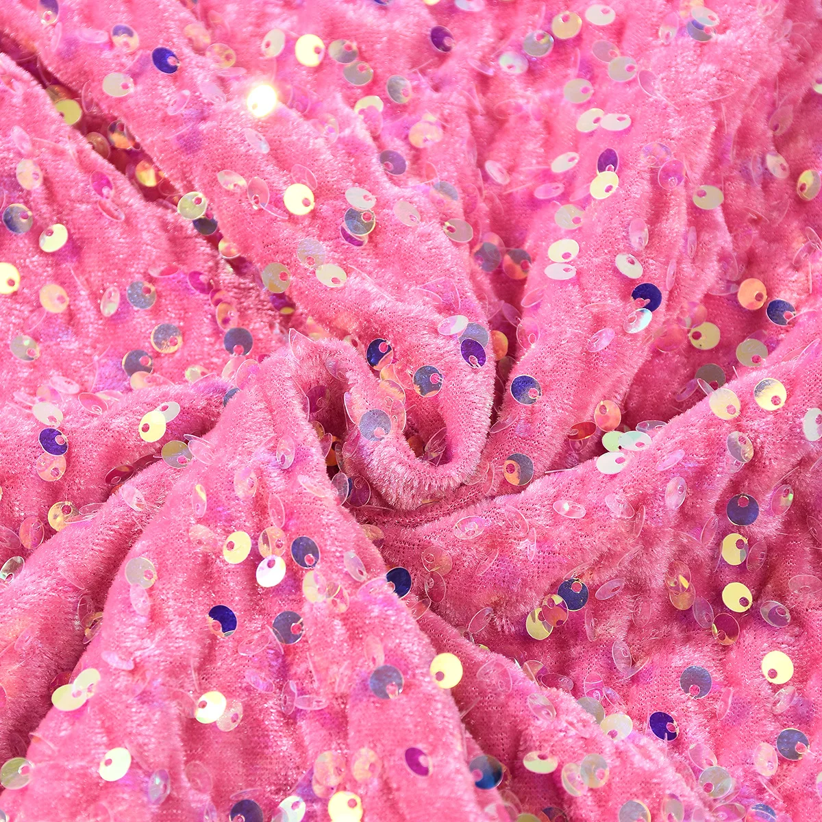 Sexy rosa lantejoulas impressão feminina dupla camada sem alças contas cintas hip-envolto vestido para mulher