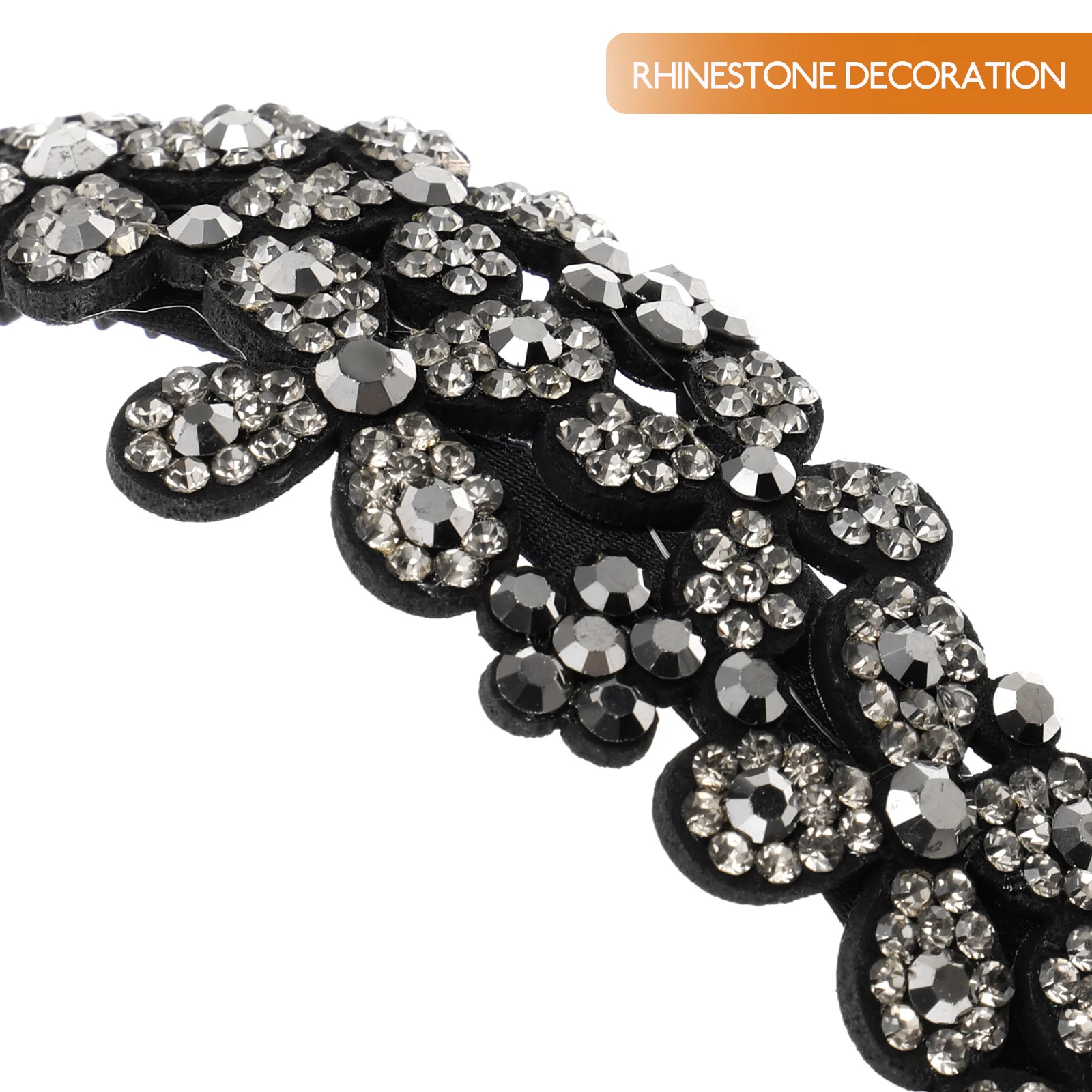 Rhinestone Headband For Women Wide Band Decorative Face Wash Spa Styling Tool Hair Accessories For Women Short Hair