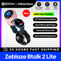 New 2024 Zeblaze Btalk 2 Lite Voice Calling Smart Watch Large 1.39'' HD Display Health and Fitness Tracking Smartwatch for Women