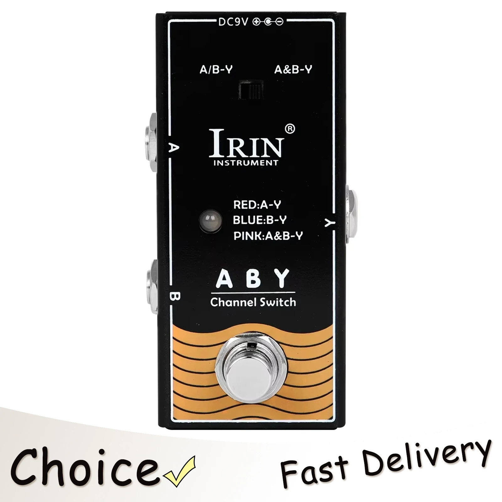 IRIN RF-17 ABY Electric Guitar Effects Pedals Line Channel Switching Effect True Bypass Pedal Instruments Amplifier Accessories