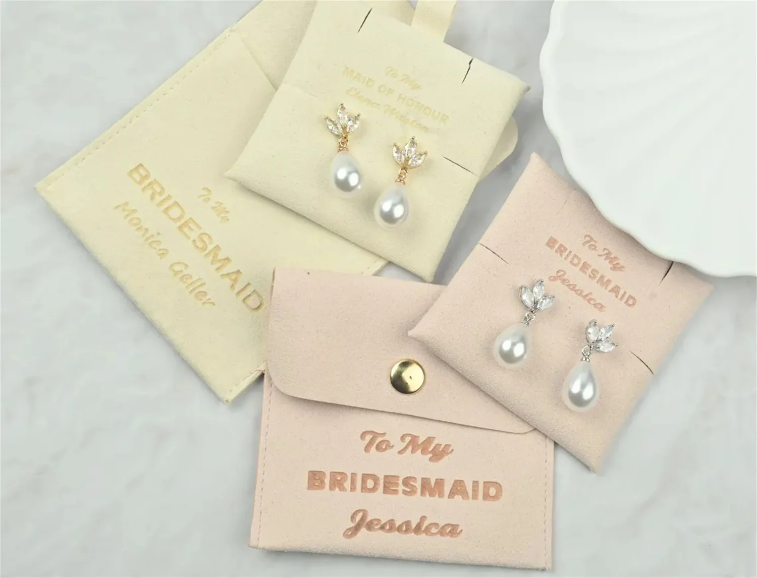 

Bridesmaid Earrings 18k Gold Plated, Bridesmaid Proposal Earrings,Pearl Knot Earrings, ,Bridesmaid Gifts Earrings, Bridesmaid Je