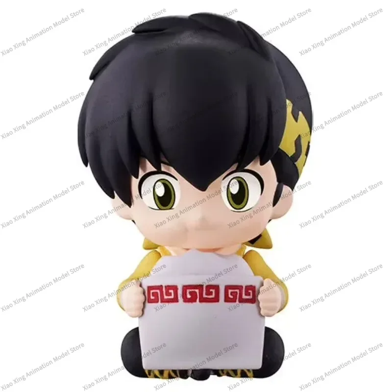 BANDAI Original Ranma 1/2 Gashapon Toys Tendou Akane Hibiki Ryoga Delicious Dim Sum Action Figure Desktop Ornaments Capsule Toys