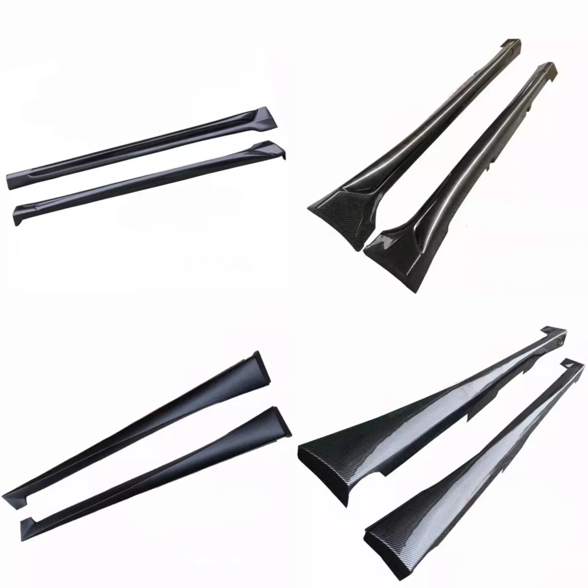 Nuevo estilo de falda lateral de fibra de carbono, pala lateral sin pintar para Mazda Atenza 2014-2020, Kit de carrocería modificado, accesorios para coche