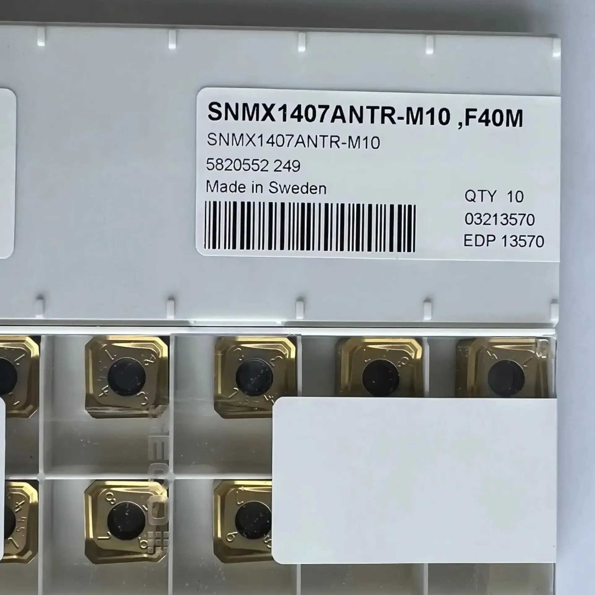 

SNMX1407ANTR-M10,F40M /Alloy blade 10 PCS