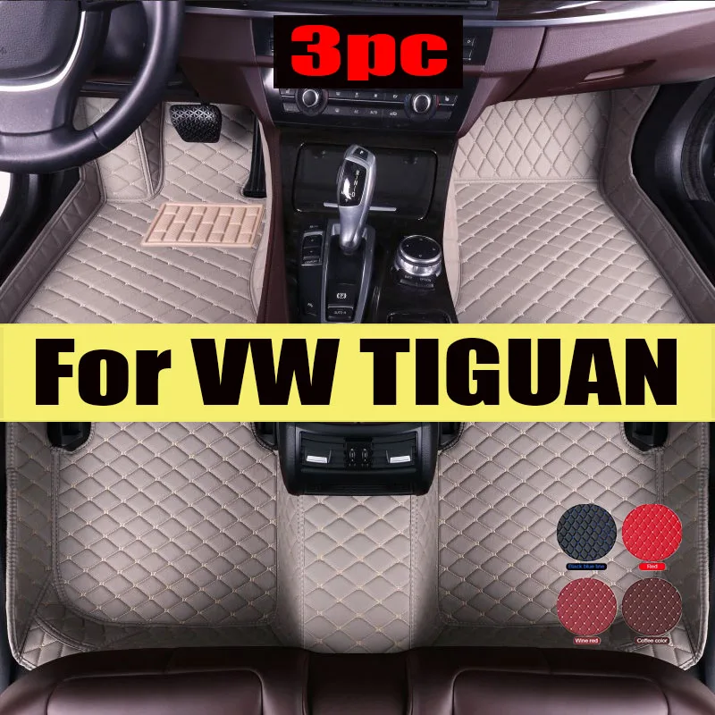 

Car floor mats for VW TIGUAN 2009 2010 2011 2012 2013 2014 2015 2016 Custom auto foot Pads automobile carpet cover