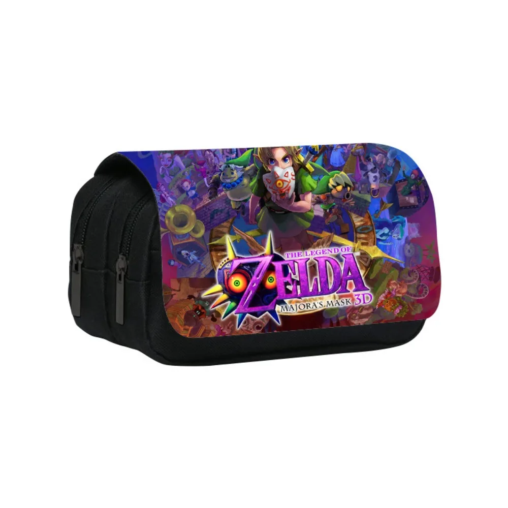 The Legend of Zeldaperiphery Pencil Case Personality Student Pencil-box New Pattern Double-deck Zipper Pencil Bag