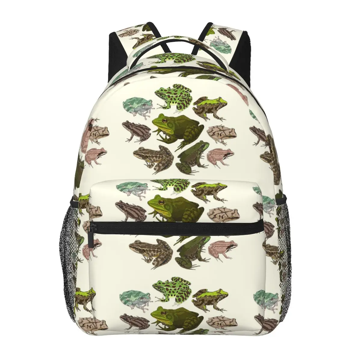 

For The Love Of Frogs Backpack Hot Sale Daypack Large Capacity Boys Girls BookBag School Bag Shoulder Bags for Men Women
