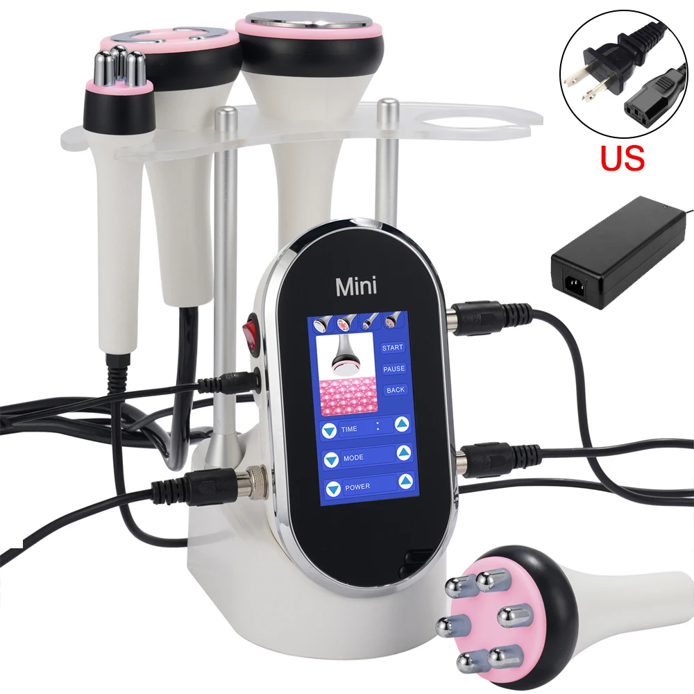 4 in 1 Gezichtsverzorging 40K Cavitatie Lipo Afslanken Ultrasone Liposuctie Cavitatie Machine Huidverstrakking Lifting Apparaat
