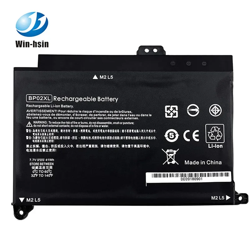 Machine de réparation de batterie d'ordinateur portable musicien 02XL pour HP 849569-421 849569-541 849569-542 849909-850 TPN-Q175 TPN-Q172