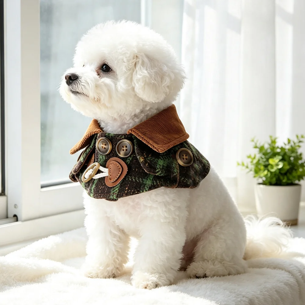 Luxury Fur Scarf Accessories For Puppy Chihuahua Small Dog Animal Winter Warm Pet Grooming Neck Collar Bibs Yorkshire Poodle Cat