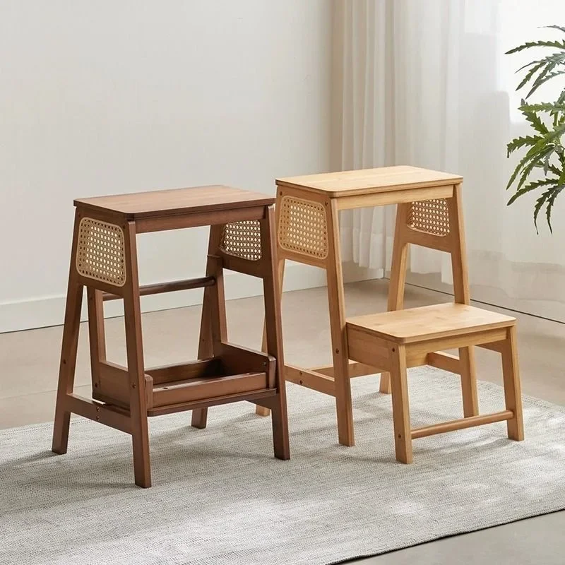 Dual Purpose Multi Functional Folding Stool Two Step Ladder Stool Household Thickened Three Step