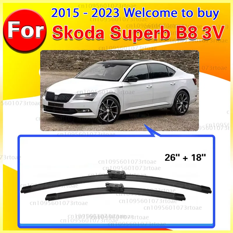 Front Windshield Wiper Blades Windscreen Wipers 1set For Skoda Superb B8 3V Combi 2015-2023 ‌Quality wiper blade Accessories
