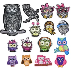 Exquisite and Cute Owl Cartoon Animal Embroidery Patch DIY Clothes Luggage Decoration Badge Accessories Adhesive Patch