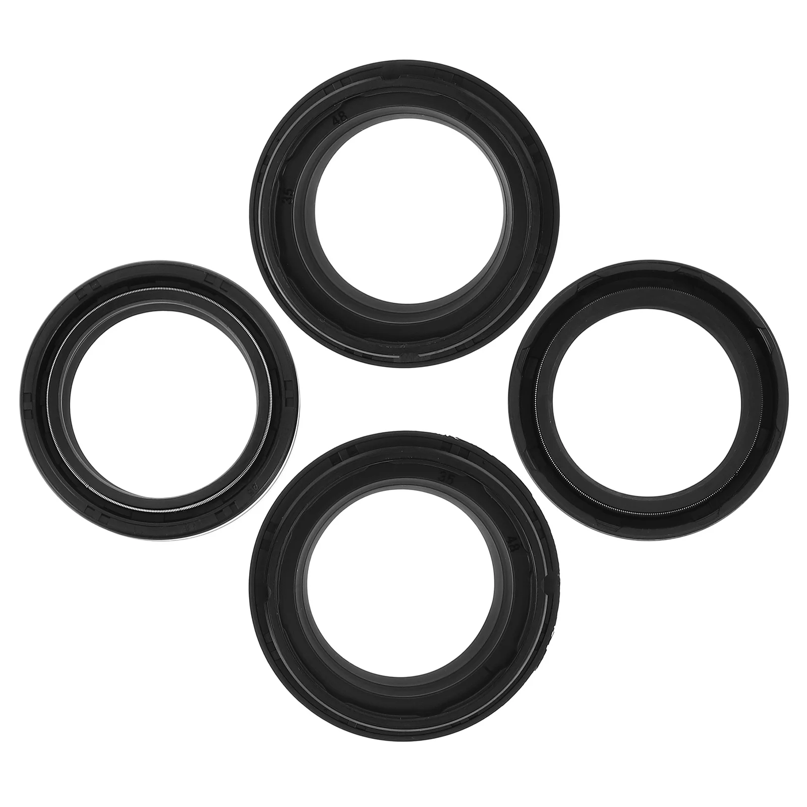 

1Set Motorcycle Oil Seal Kit Rubber Durable Design Shield Engine Harmful Elements Smooth Running Oil Seal Kit Rubber