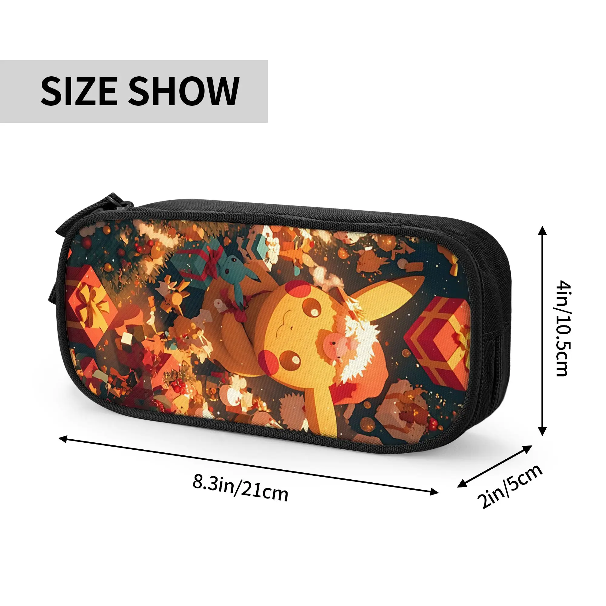 Custom pokemon pikachu Large Capacity Bags for Child  Handheld Study Bag for Boys Gilrs Kids
