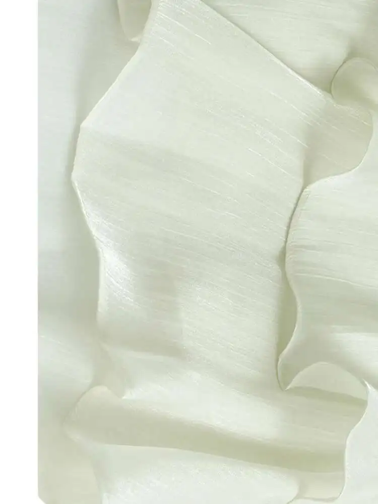 ZMEENNA Vestido feminino preto e branco com babados em camadas, manga comprida, gola redonda, mini com cinto, casual solto, linha A ZM3263