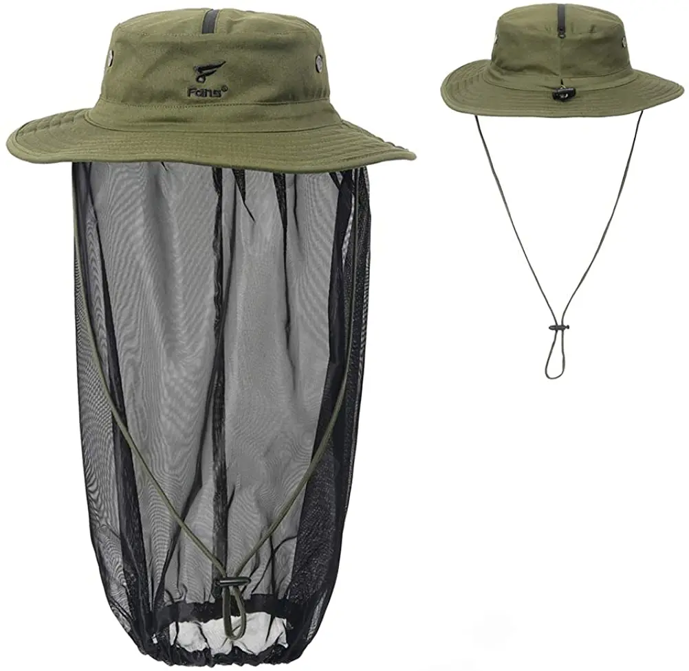 

8 вентиляторов Съемная противомоскитная сетчатая шляпа со скрытой сеткой маска для рыбалки пешего туризма садоводства для мужчин и женщин