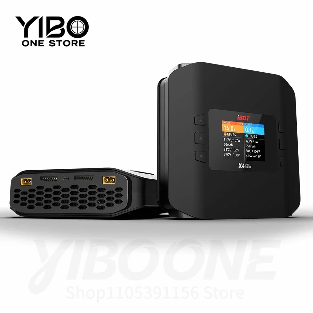 K4 AC 400W DC 600W Dual Mode Smart Balance Charger for 1-8S LiPo Battery ，1pcs