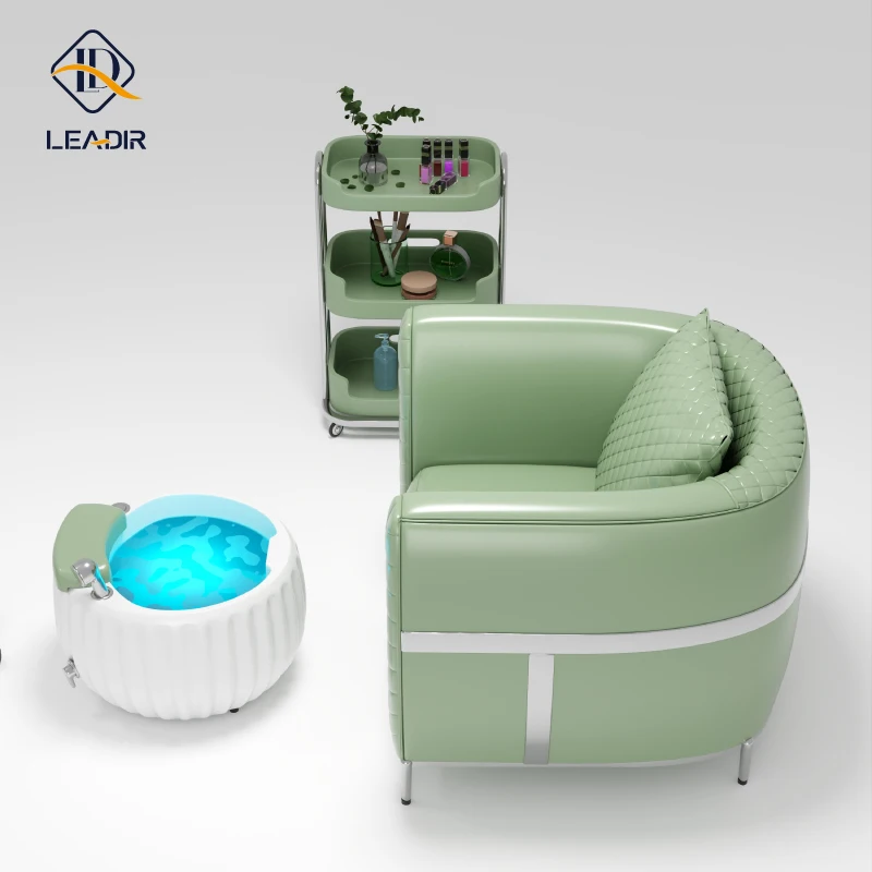 Factory Wholesale  Salon Shop Furniture Equipment Spa Manicure Pedicure Chair With Bowl