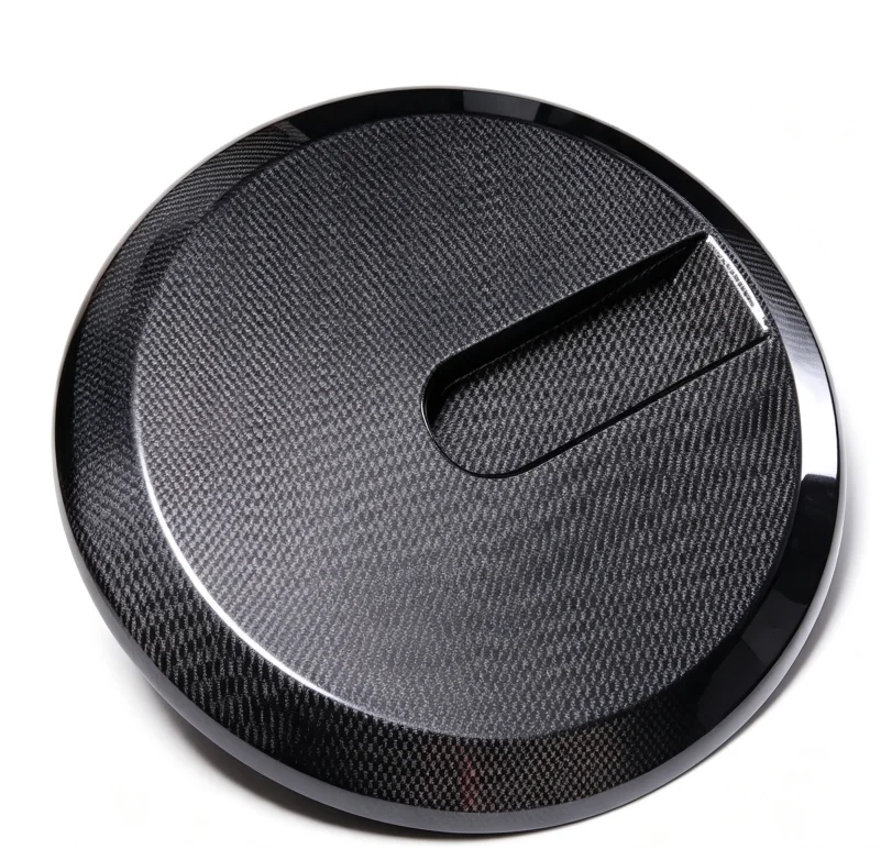 Dry Carbon Fiber Black Spare Tyre Cover for G Class W465 G63 2025 Rear Tailgate Retrofit/Upgrade Exterior