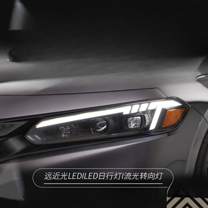 Suitable for Honda Eleventh Generation Civic  2022Headlight Assembly Modified LED Lens Daytime Running Light Flowing Turn Signal