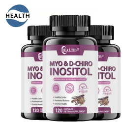 Myo-Inositol&D-Chiro Inositol Capsule with Folate Supports Ovarian Function,Hormone Balance,Fertility Supplements for Women