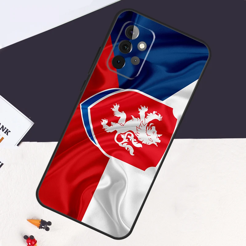 Czech Republic Flag Case For Samsung Galaxy A14 A55 A06 A05 A36 A26 A16 A54 A34 A22 A32 A52 A35 A15 A53 A13 A56 view 4