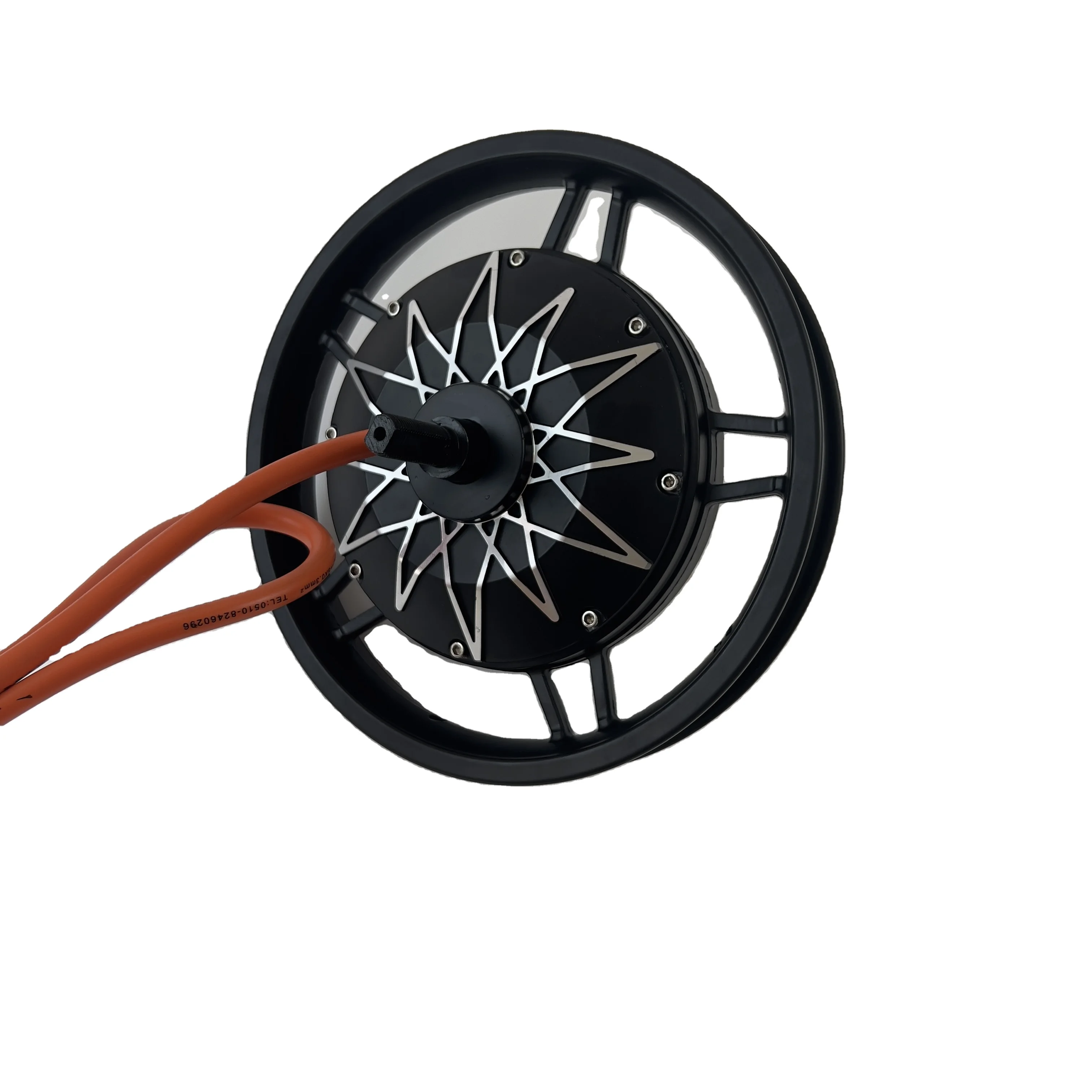 14-дюймовый мощный мотор-концентратор мощностью 5000 Вт для электрического мотоцикла, оптовая продажа, бесщеточный безредукторный мотор-концентратор для скейтборда