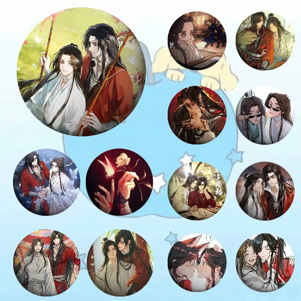 أنيمي السماء المسؤولين نعمة شارات صفيح لينة زر دبوس بروش شارة معدنية مخصصة مجوهرات اكسسوارات قبعة حقيبة التلبيب #4