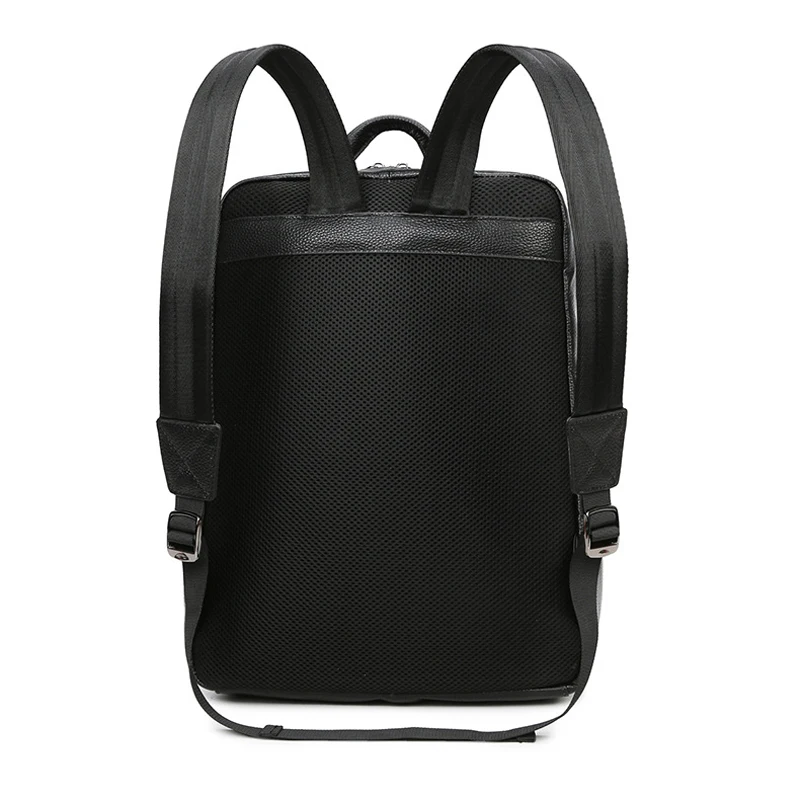 2023 New Brand Natural Cow Genuine Leather Men's Backpack Fashion Large Capacity Shoolbag Boy Laptop Backpack Computer Bag